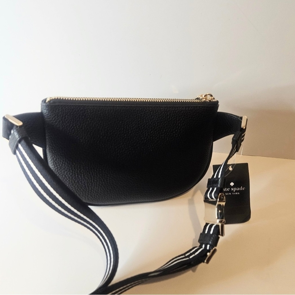 Kate Spade New York Black Leather Belt Bag - Picture 4 of 9